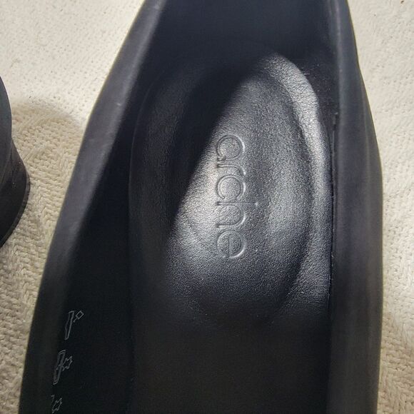 Arche France Musaby Escarpin Black Nubuck Pumps Heels Slip On EU 38 US 7 40911 - Picture 3 of 16